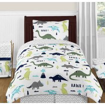 Navy blue clearance dinosaur bedding